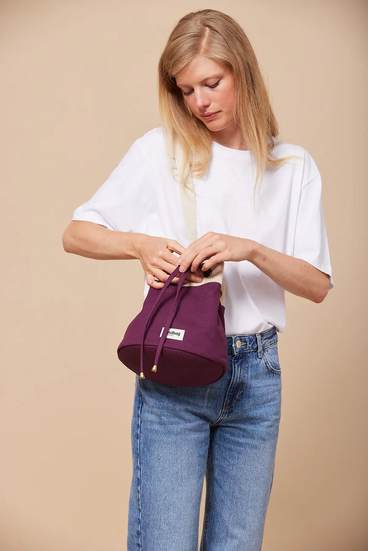 Sac seau Julie Prune