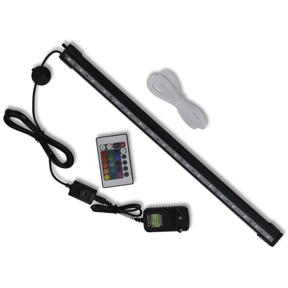 Lampe led de bulles d'aquarium rvb 48 cm