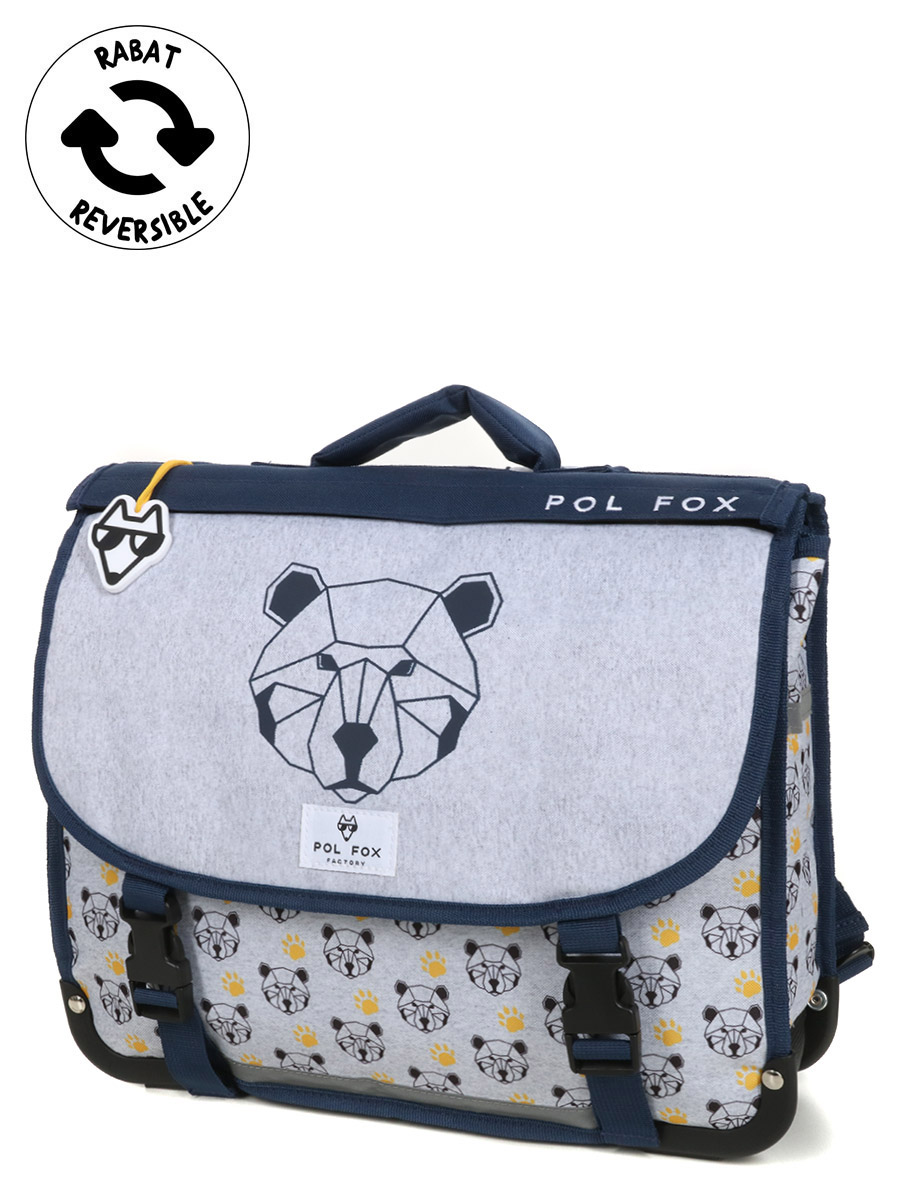 Cartable RÀversible Pol Fox Bear 38 cm
