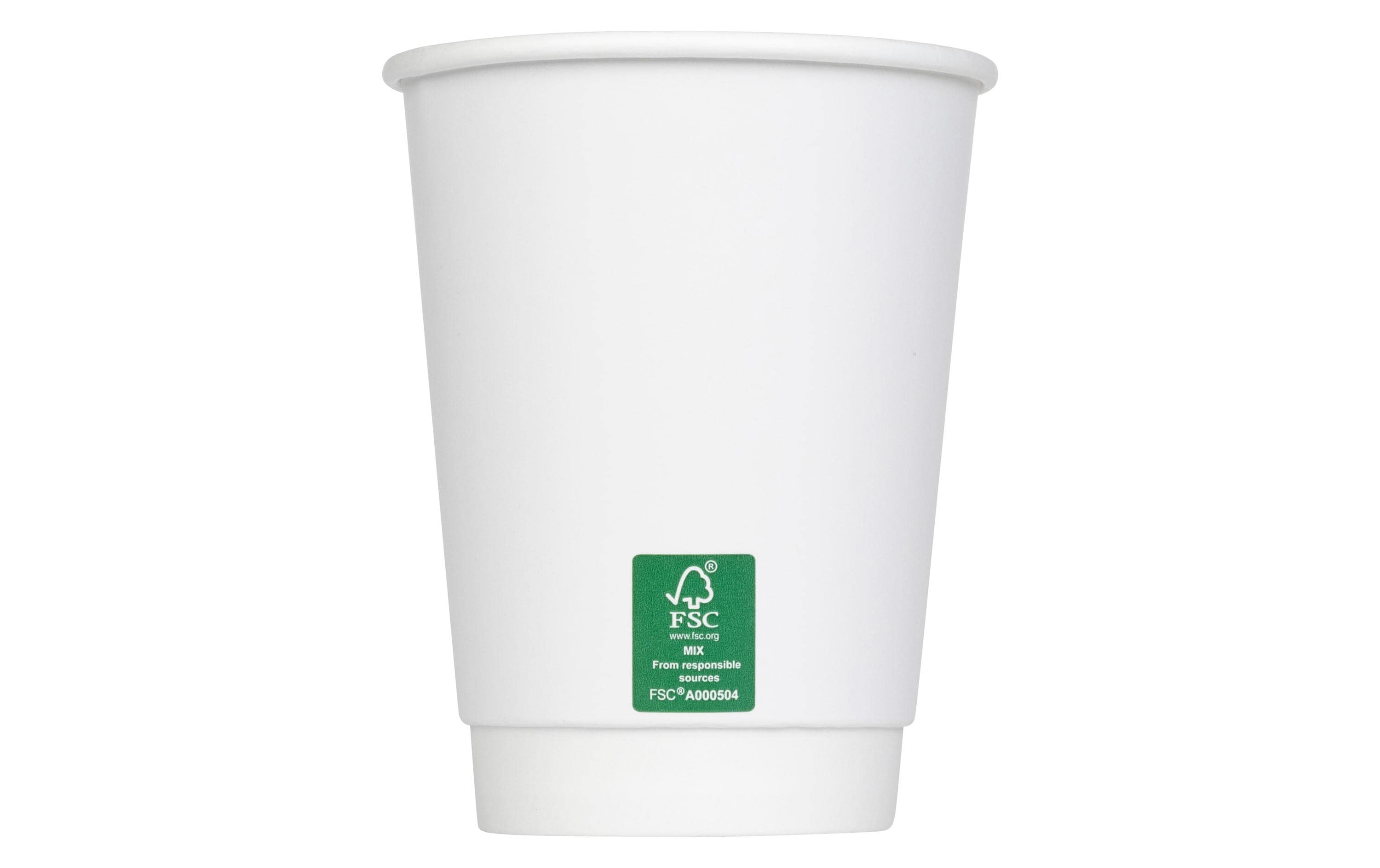 Einweg-Kaffeebecher 400 ml, 50 StückDoppelwandige Pappbecher