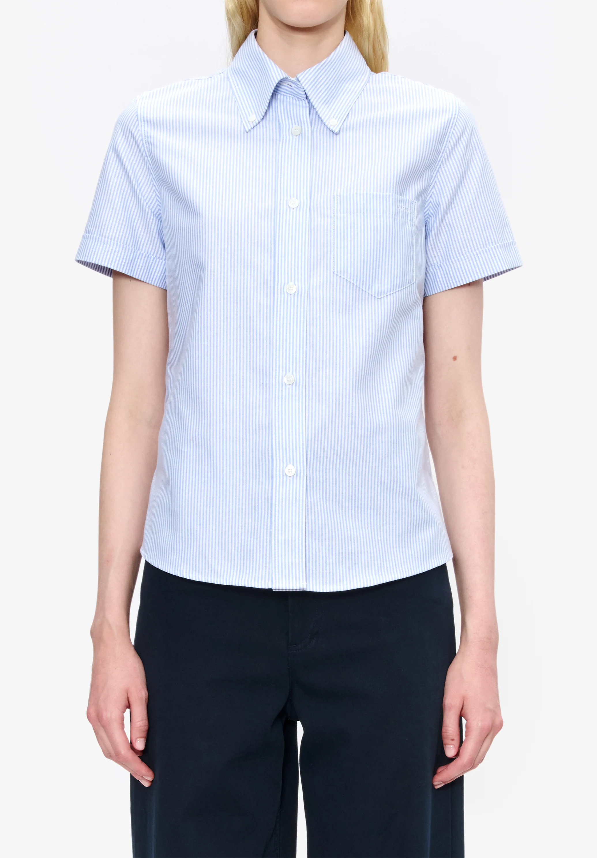 uniform shirt femme - Bleu