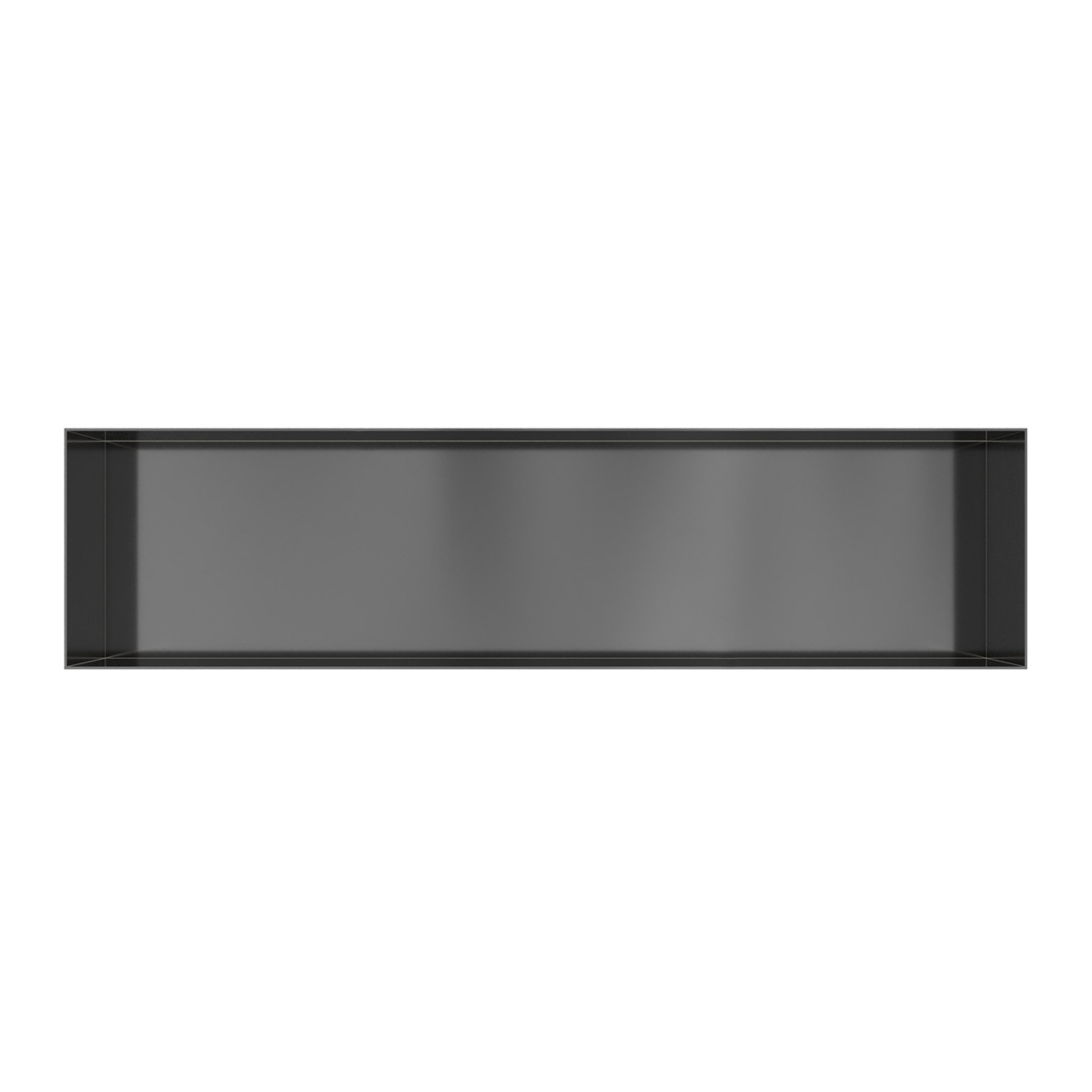 Hotbath &More frameless inbouwnis 30x120x10cm geborsteld gunmetal PVD
