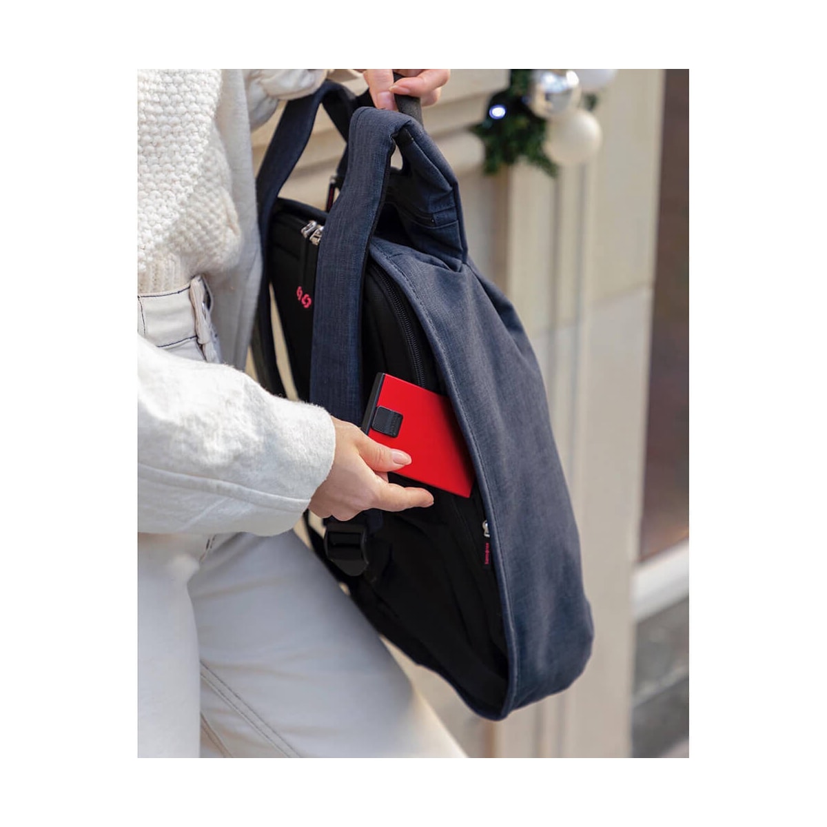 Samsonite Alufit kortholder 571415 (rød)