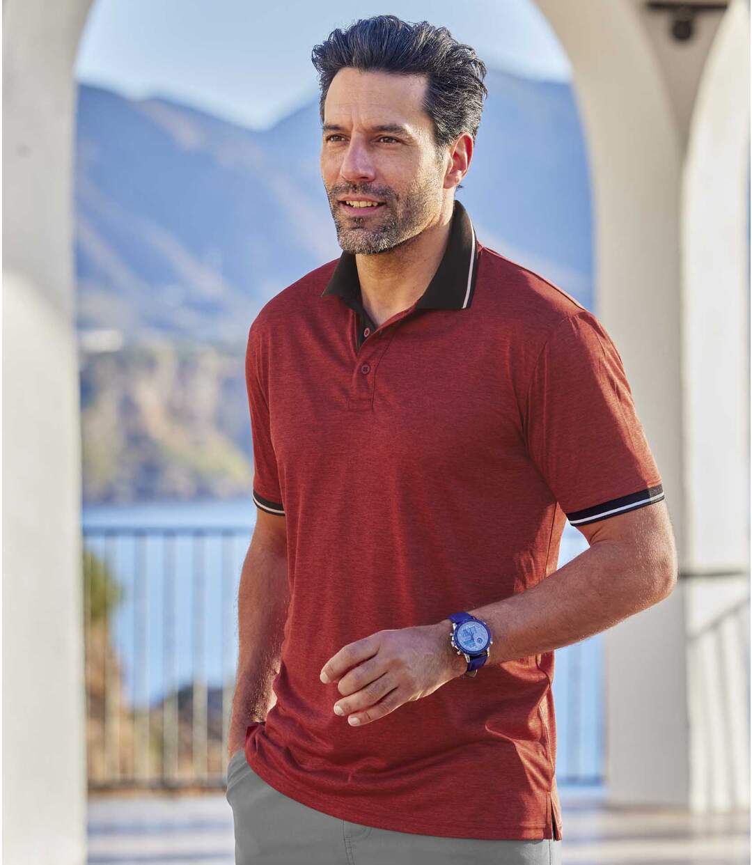Lot de 2 Polos Sport Chinés
