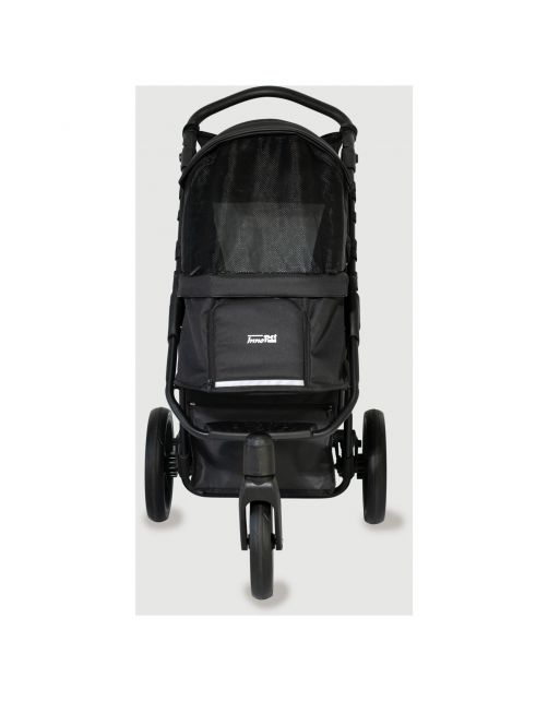 Innopet Hondenbuggy Premium Cozy - Hondentrolley - 78x57x109 cm Zwart Bruin