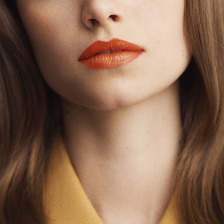 HERMÈS Rouge Hermès, satin lipstick, Orange Boîte
