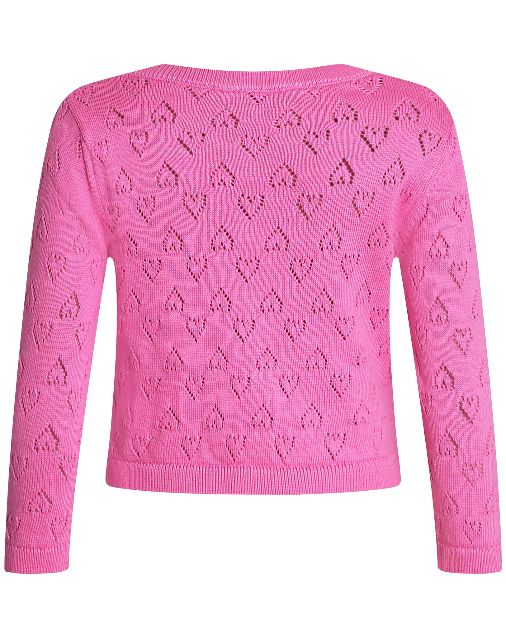 Cardigan LITTLE HEARTS in light pink
