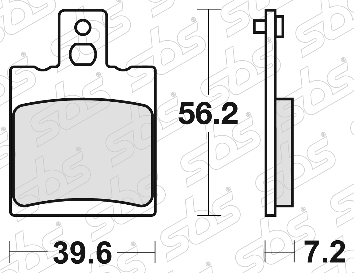 SBS - Plaquettes de frein 824 HF