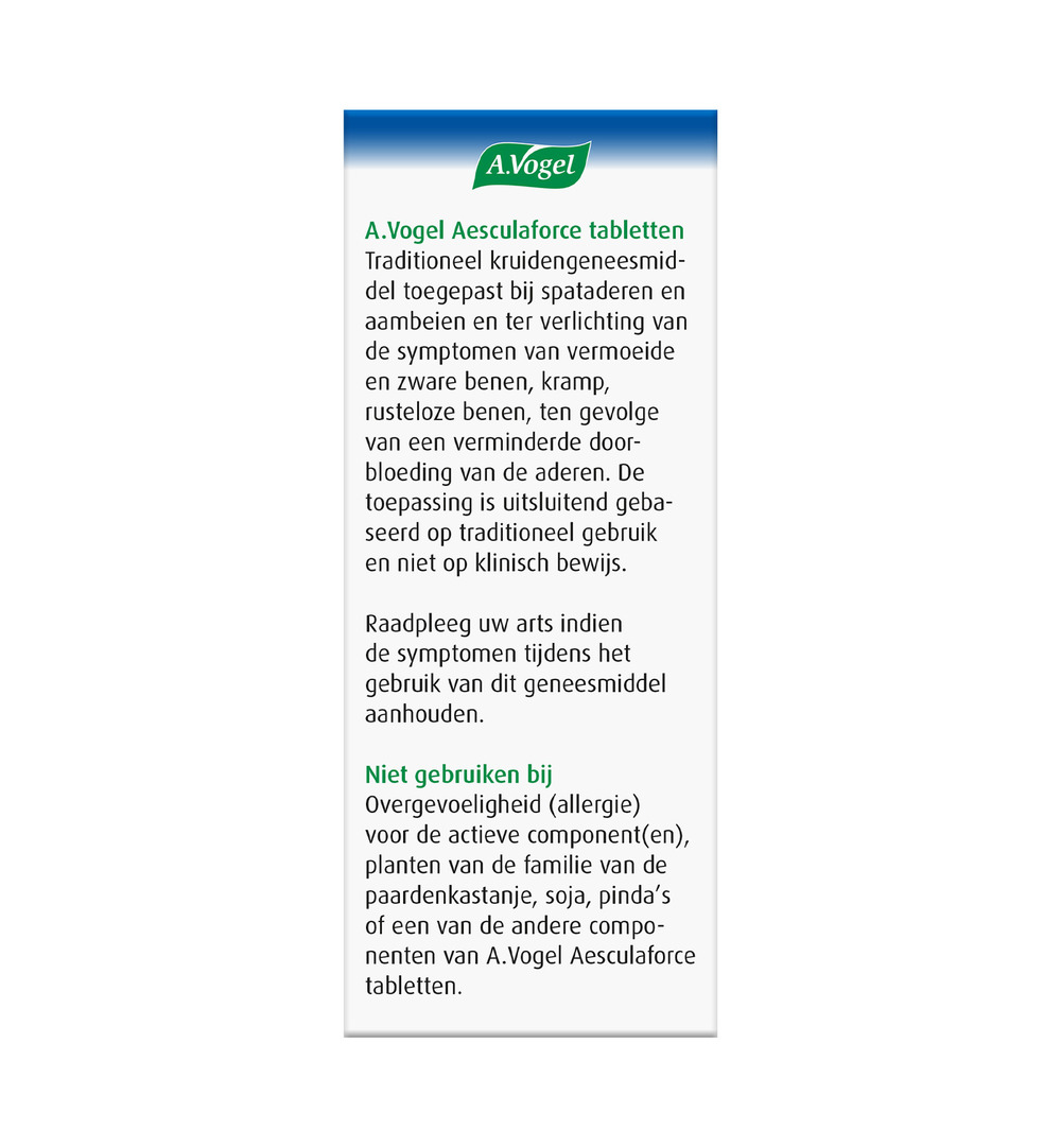 A.Vogel Aesculaforce (30 tabletten)