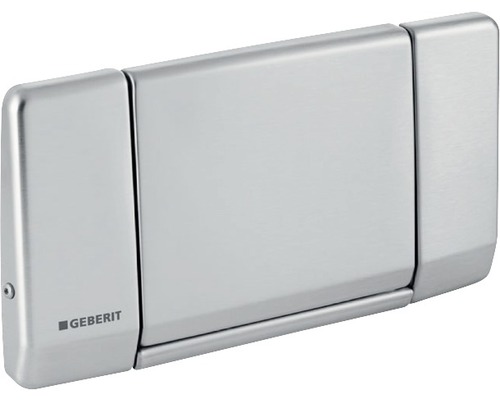 GEBERIT Highline bedieningsplaat, geborsteld roestvrij staal / geborsteld roestvrij staal drukknop 115.151.00.1