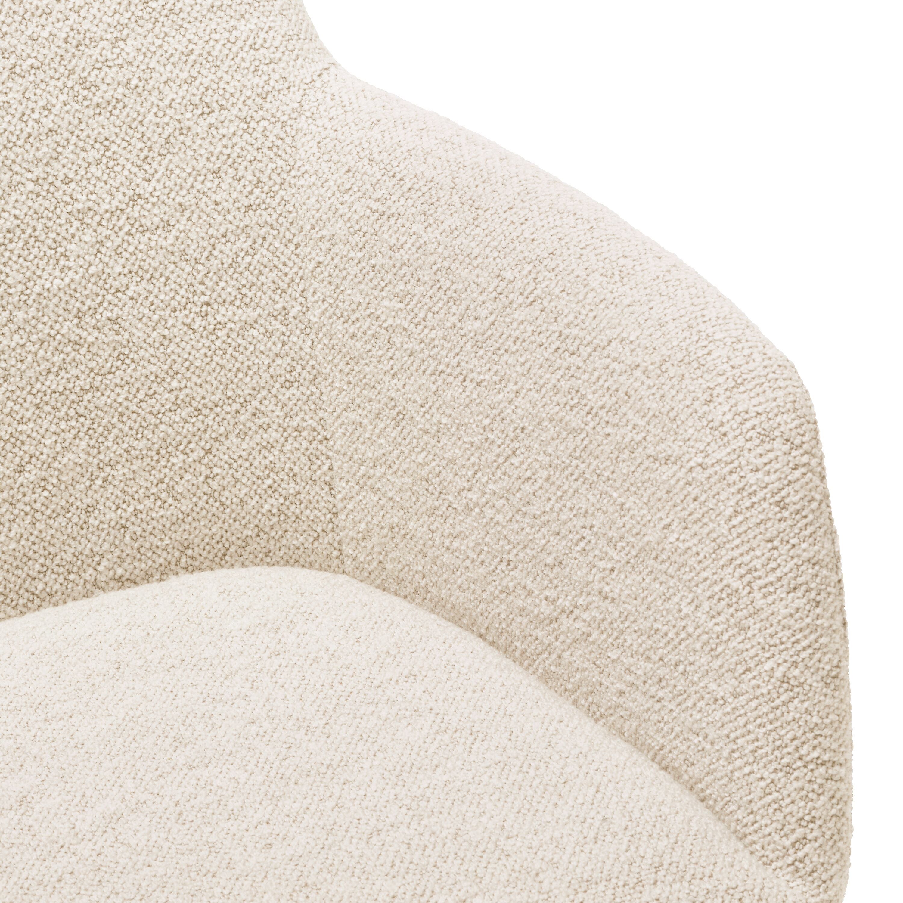 PECORA Stuhl - Beige / B: 57.5 cm x T: 58.0 cm x H: 76.0 cm