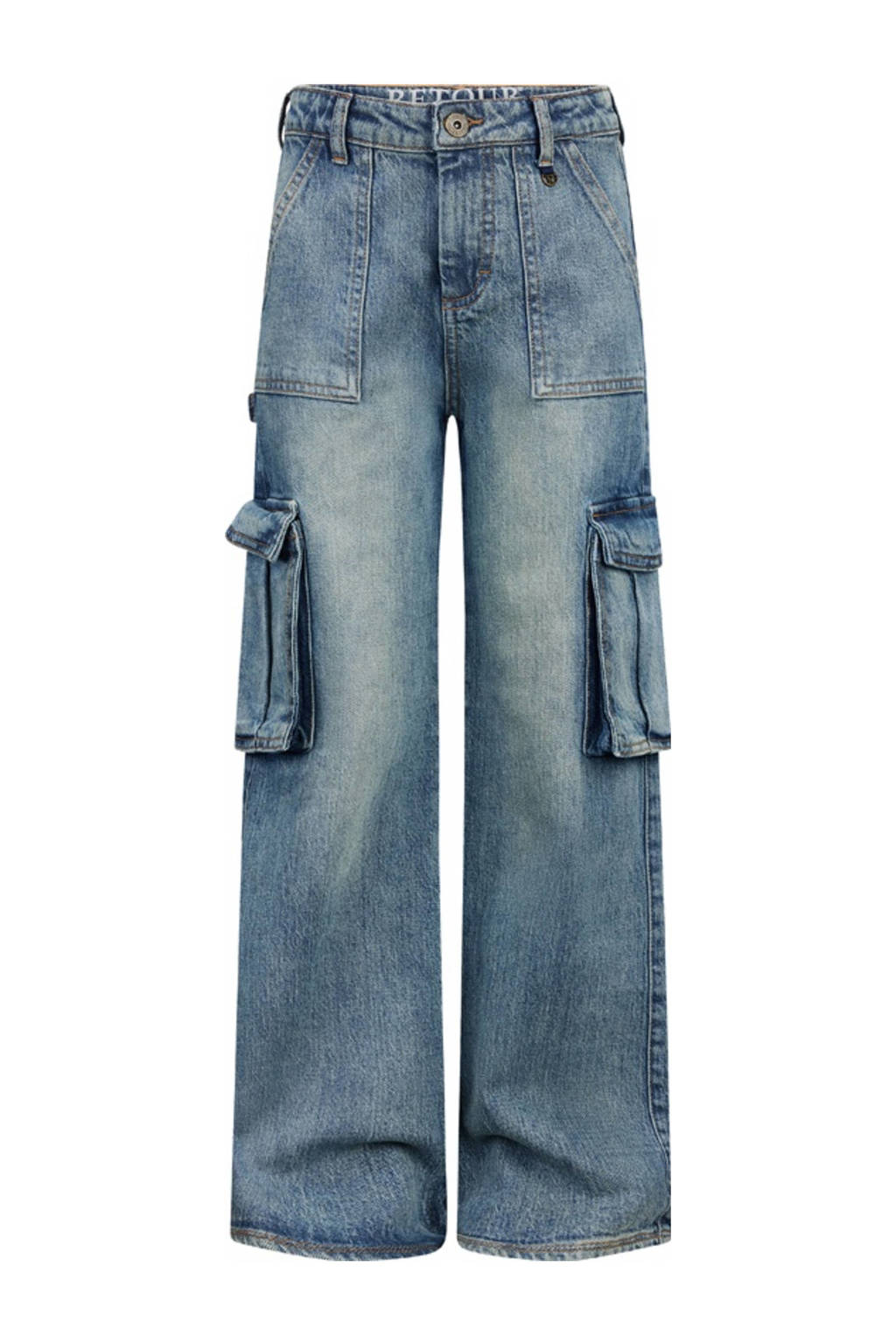 Retour Jeans high waist wide leg jeans Reese Wide vintage blue denim
