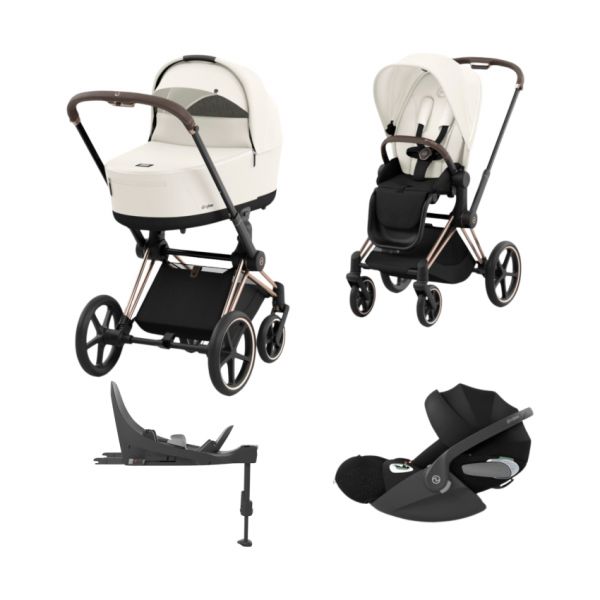 Cybex Priam 4 Kinderwagen Set 4-in-1 - Off White