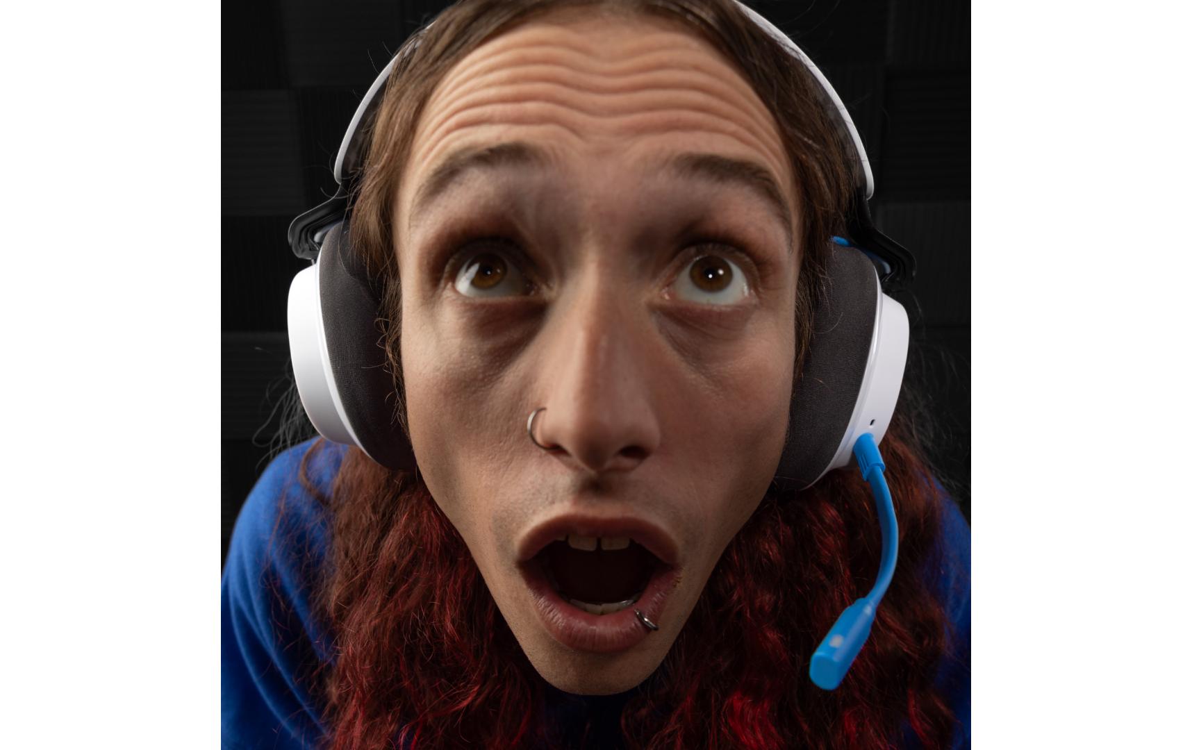 Wireless Over-Ear-Kopfhörer SLYR Pro Weiss<br>Kabelloses Gaming-Headset