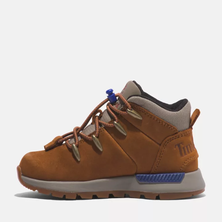 Bota infantil Sprint Trekker Hiker na cor marrom