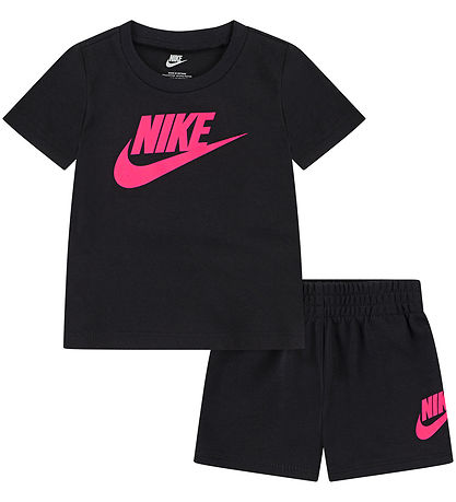 Nike Shorts Set - T-Shirt/Shorts - Hyper Pink/Black
