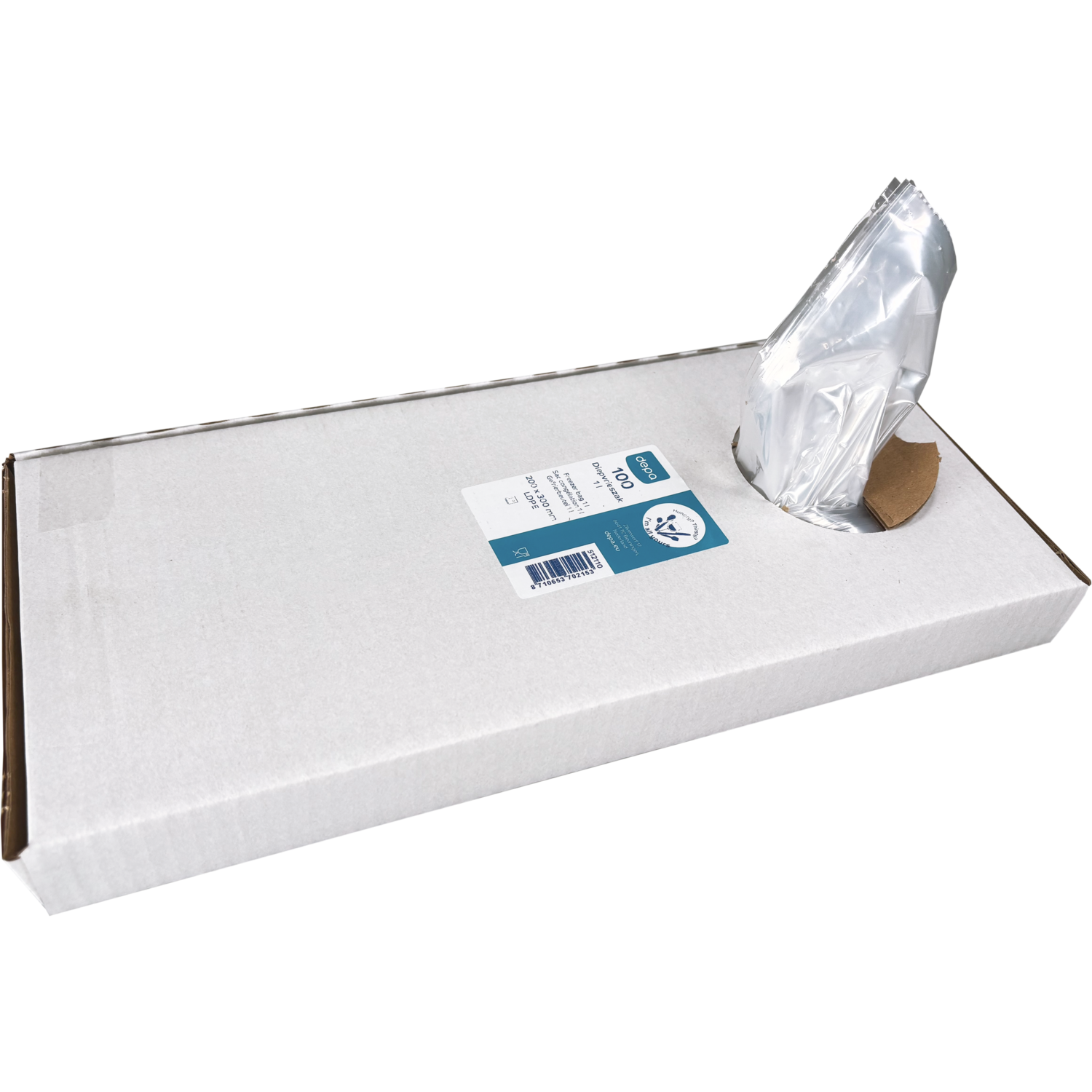Depa Diepvrieszak, 240x300mm, 2l, LDPE