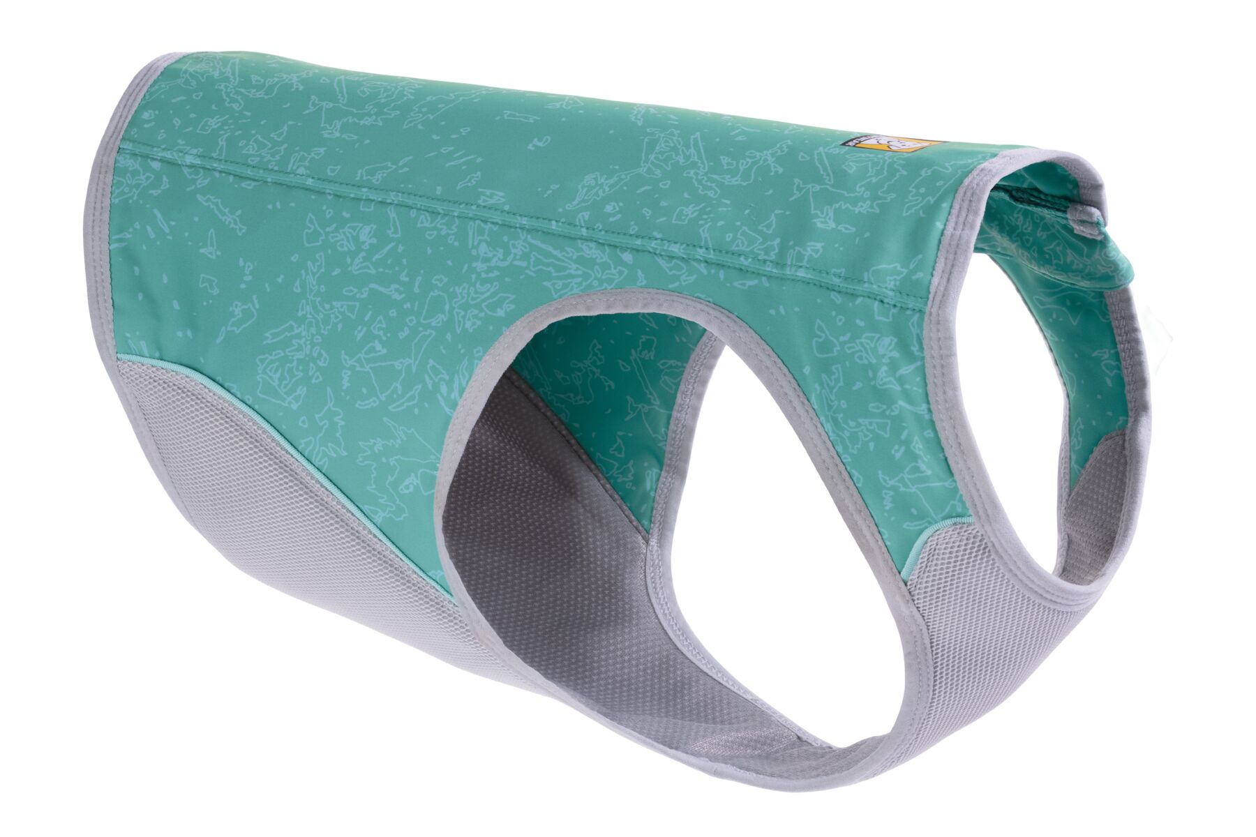 Veste de refroidissement swamp cooler zip™ avec une couverture upf 50+. Couleur: aurora teal (sarcelle), taille: xxs