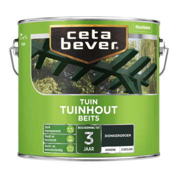 CetaBever Tuinhoutbeits dekkend donkergroen zijdeglans 2,5 L