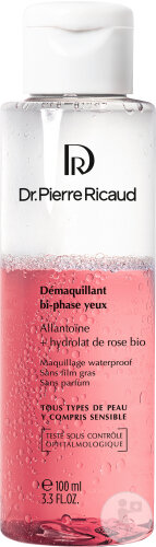 Dr. Pierre Ricaud Démaquillant Bi-Phase Yeux Allantoïne + Hydrolat De Rose Bio Flacon 100ml