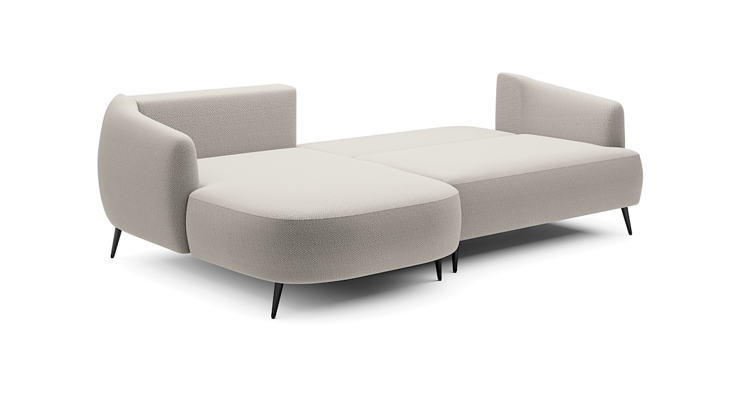 Ecksofa CANDY 166 x 256 cm pearl