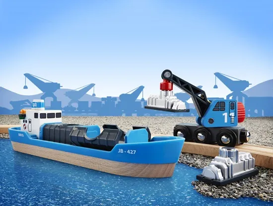 BRIO 33534 Containerskib