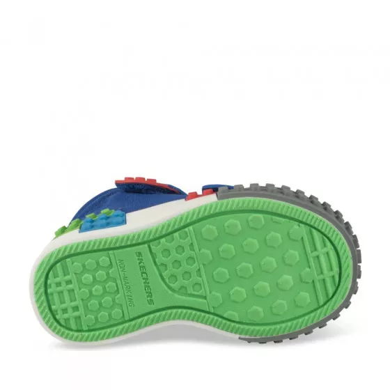 Baskets BLEU SKECHERS Kool Bricks Lil Constructor