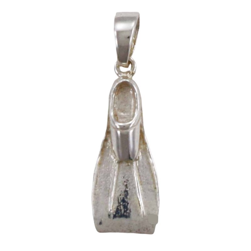 Pendentif petite palme en argent massif - Argent massif