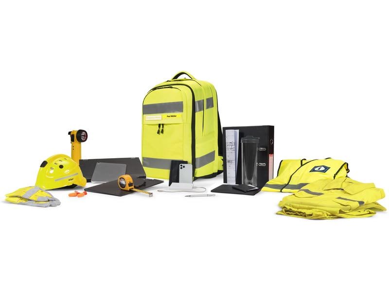 DICOTA Hi-Vis 38 l – Gelb Maximale Sichtbarkeit und Arbeitssicherheit für den Outdoor-Einsatz