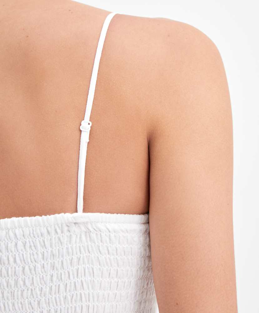 Vestido longo, 100% algodão, bordado suíço.