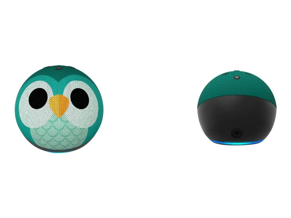 Amazon Echo Dot (5th Generation) Kids - Smart højttaler - Bluetooth, Wi-Fi - App-kontrolleret - ugle