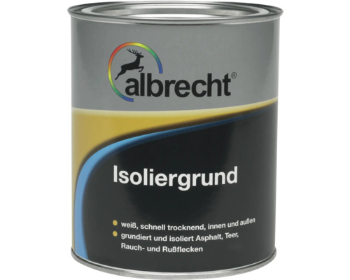 Albrecht Isolatieprimer, Afdichtingsprimer, Wit Mat, 750 ml