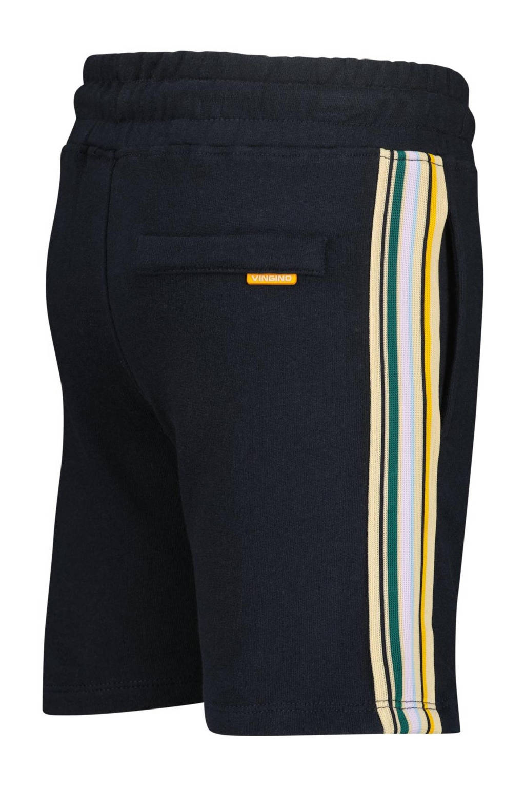 Vingino sweatshort donkerblauw/geel