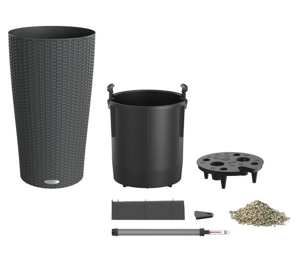 LECHUZA® Cilindro Cottage Pflanzgefäß, rund