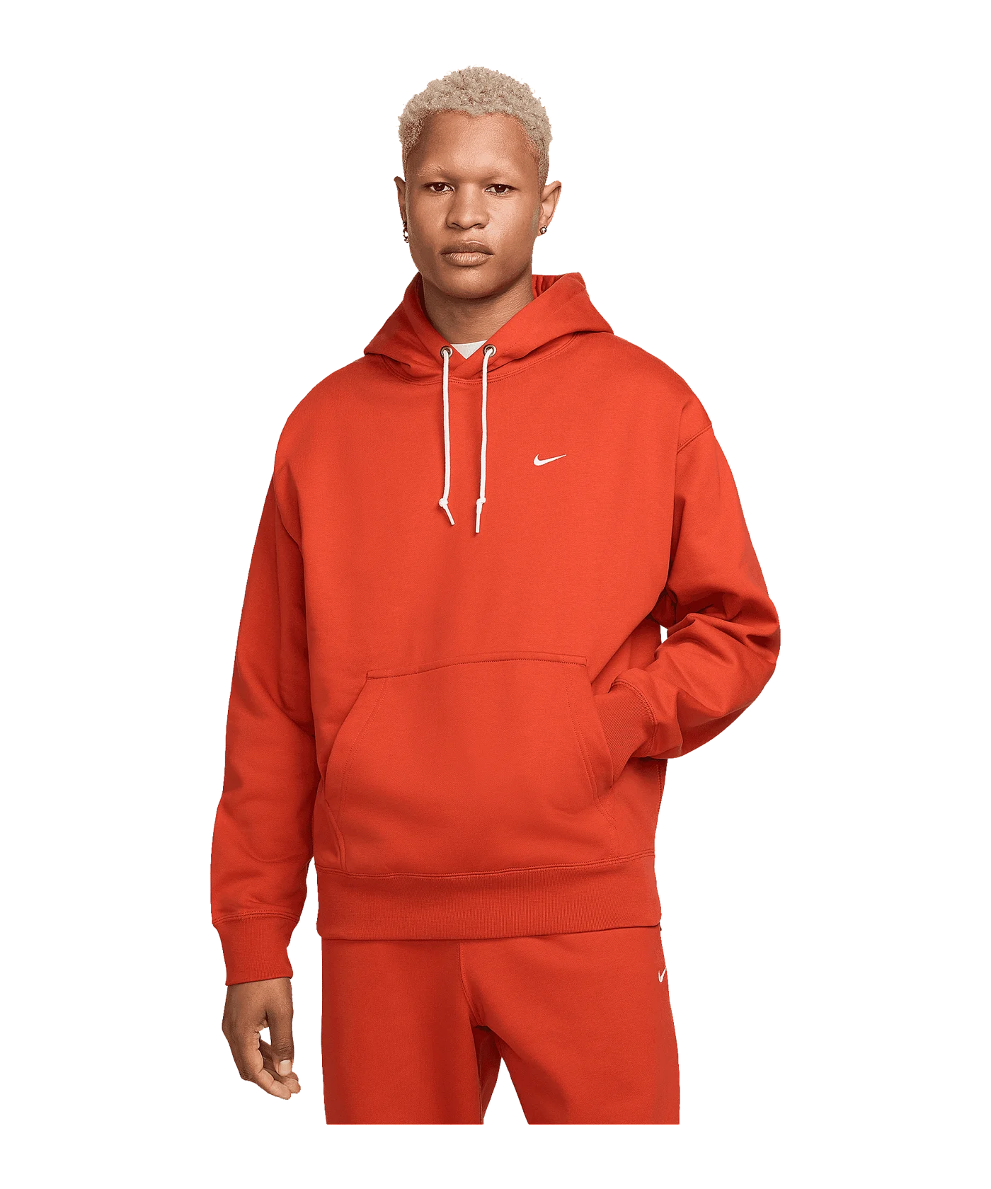 Nike Fleece Solo Swoosh Hoody Rot F626