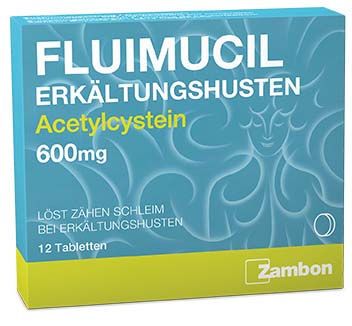 FLUIMUCIL Erkältungshusten Tabl 600 mg Blist 12 Stk