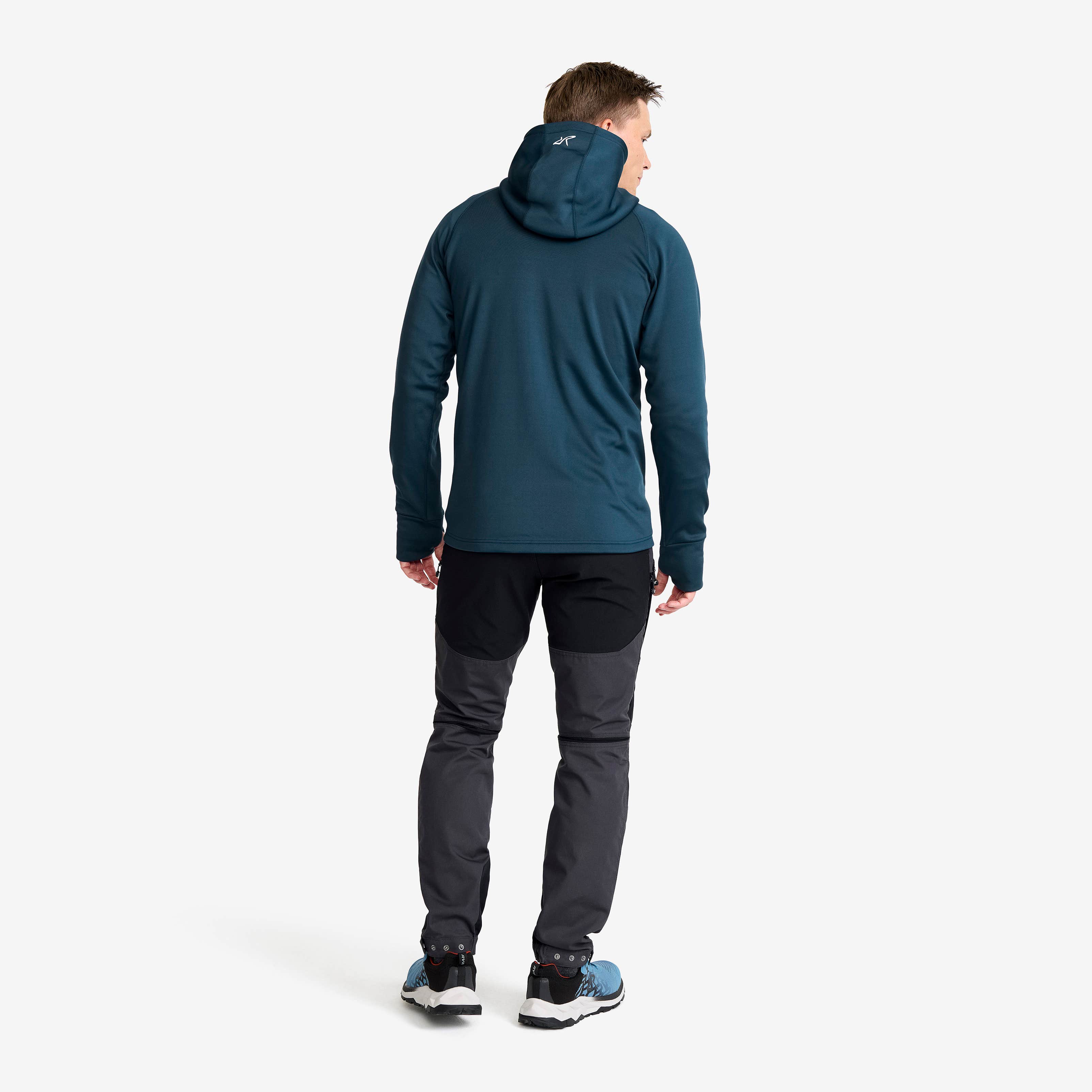 Evolution Stretch Fleece Hoodie Herre Moonlit Ocean