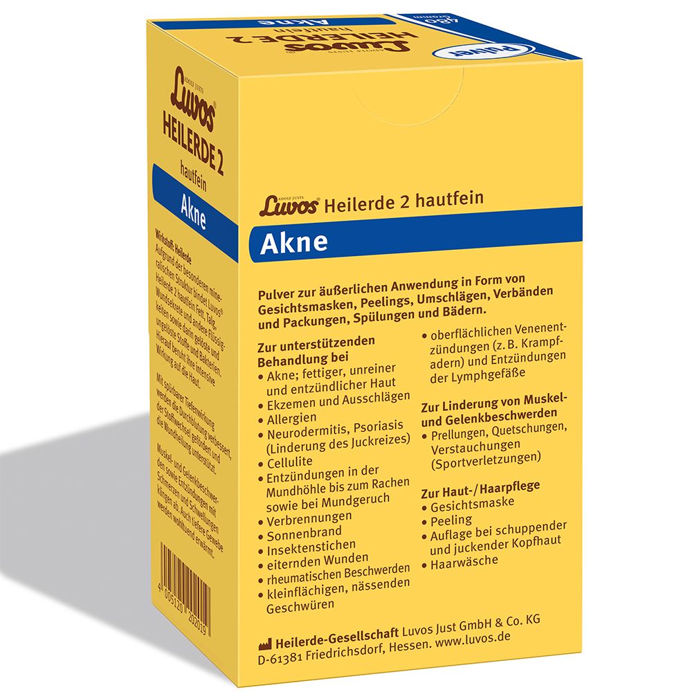 Luvos-Heilerde 2 hautfein