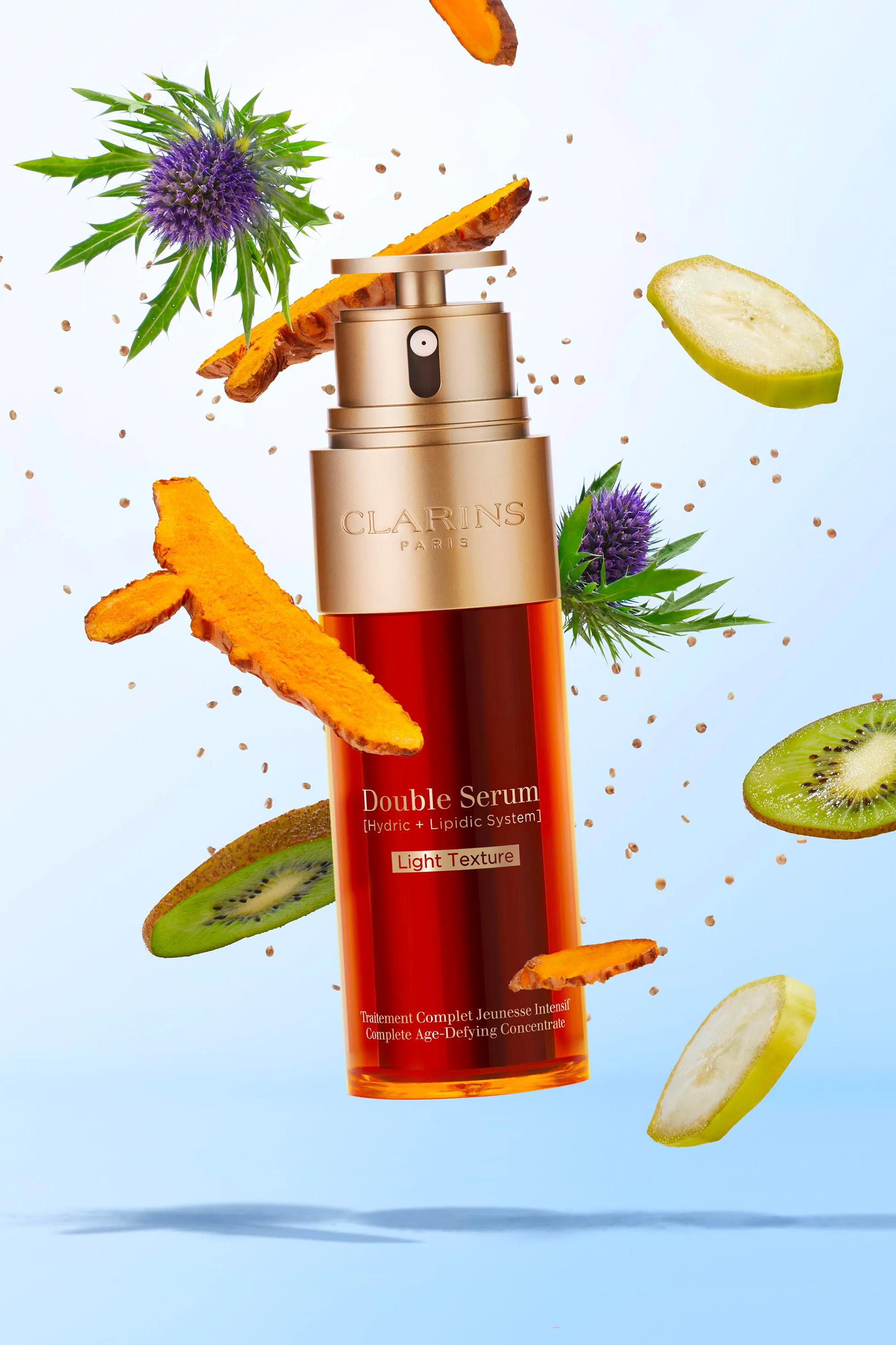 Clarins Double sérum anti-âge Light texture-50 ml