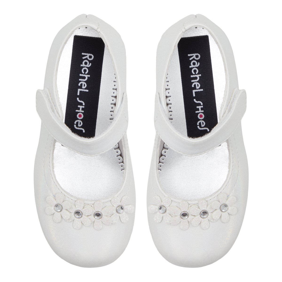 Facile à mettre-Lilstela-ig-Mary Jane Ballerine - Talon plat - Blanc