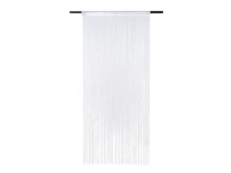 COCON Fadenvorhang 90 cm x 200 cm, Ecru Dekorativer Fransenvorhang