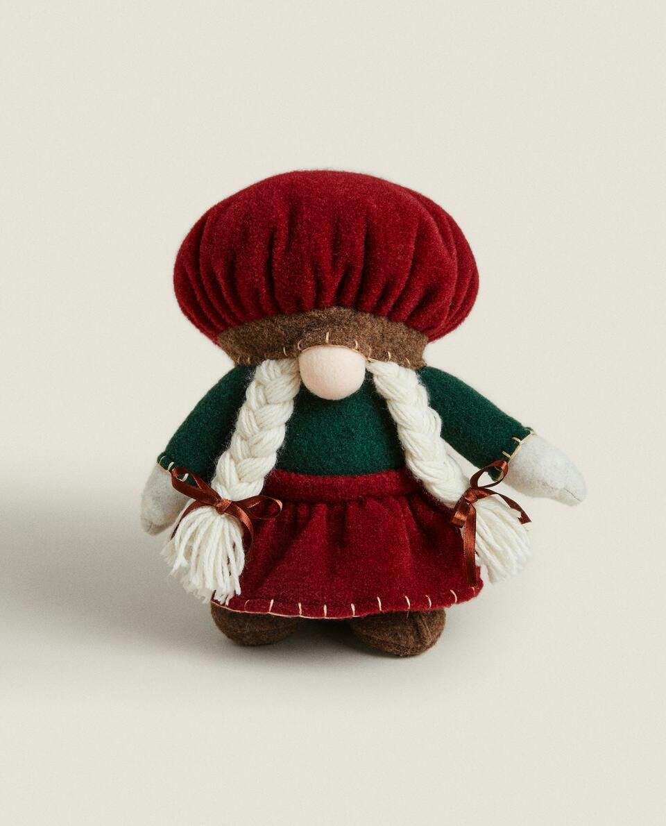 DECORAÇÃO DE GNOMO CHEF DE NATAL