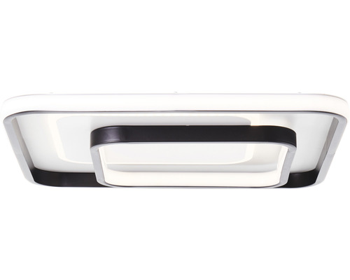 LED plafondlamp 42W 5400 lm 3000K 40x40 cm Cava zwart/wit