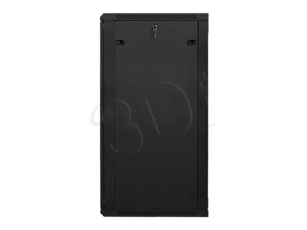 Lanberg - Rack kabinet - vægmonterbar - sort, RAL 9004 - 27U - 19
