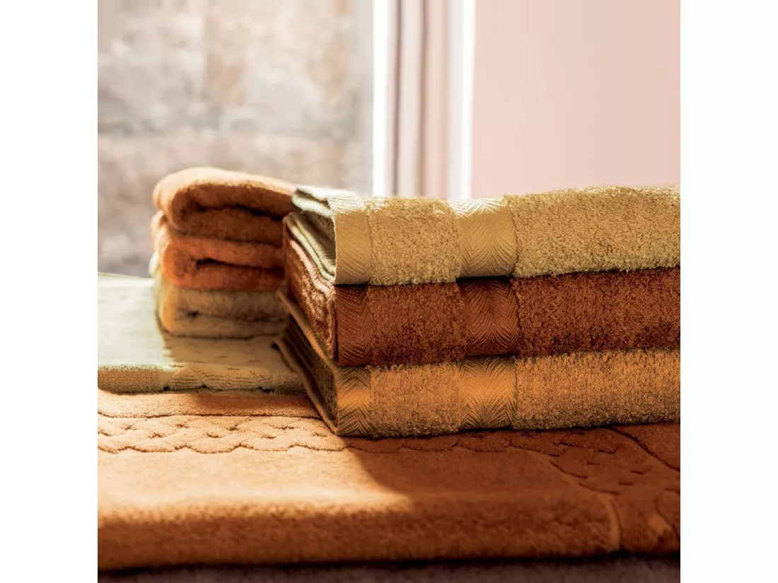 Tapis de bain 50x80 cm ROYAL CRESENT Rose Lavande 850 g/m2