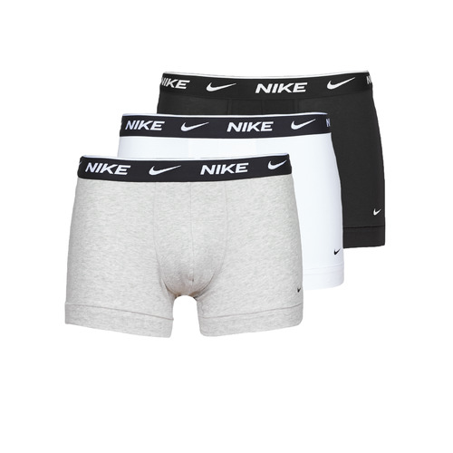 Nike - EVERYDAY COTTON STRETCH X3 Negro / Gris / Blanco