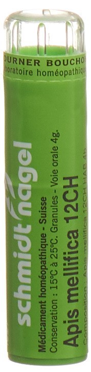 SCHMIDT-NAGEL Apis mellifica Gran 12 CH 4 g