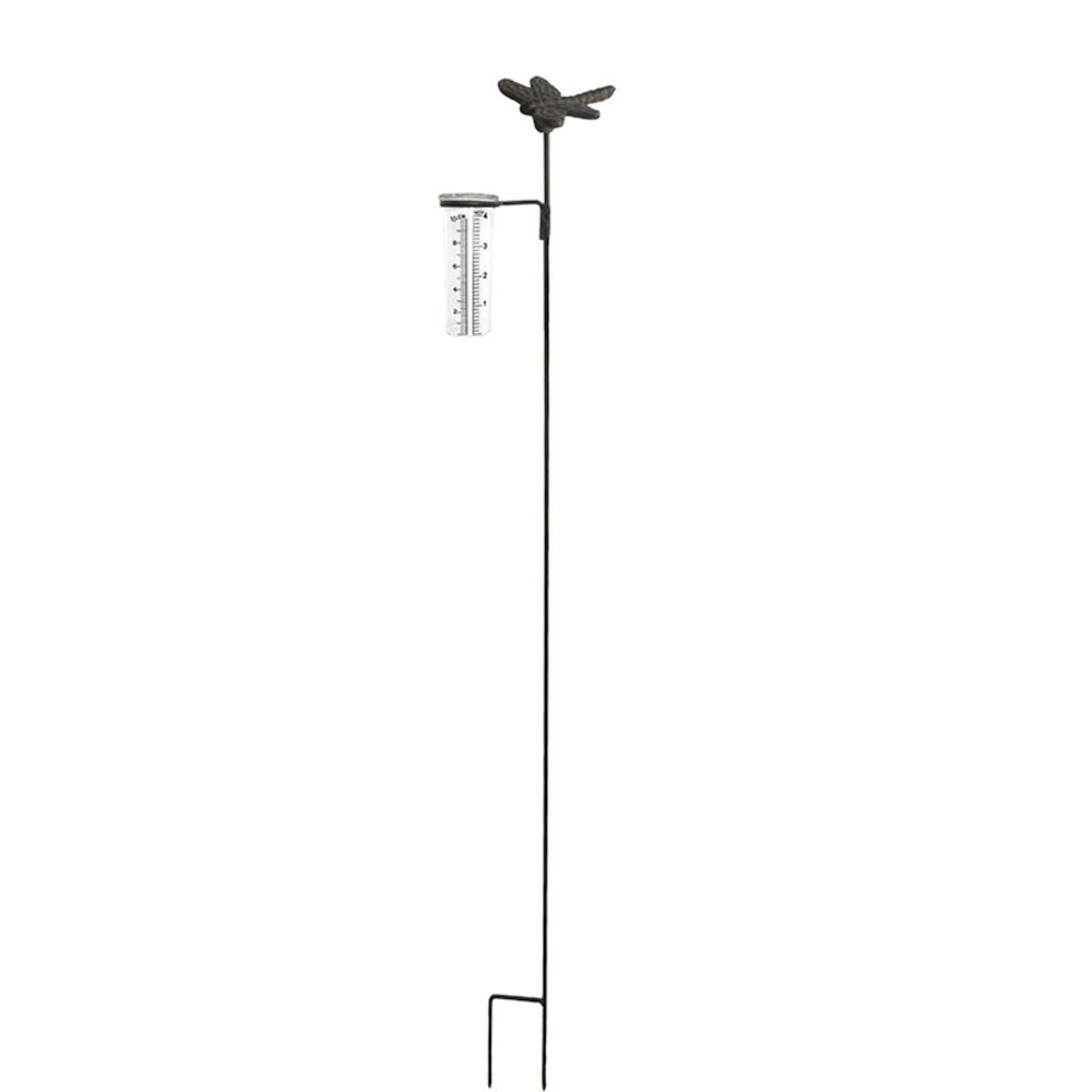 Pluviomètre jardin libellule 71x8x10cm