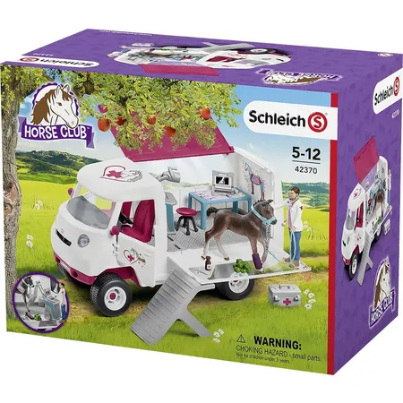 Schleich® 42370 Horse Club Mobile Tierärztin mit Hannoveraner Fohlen