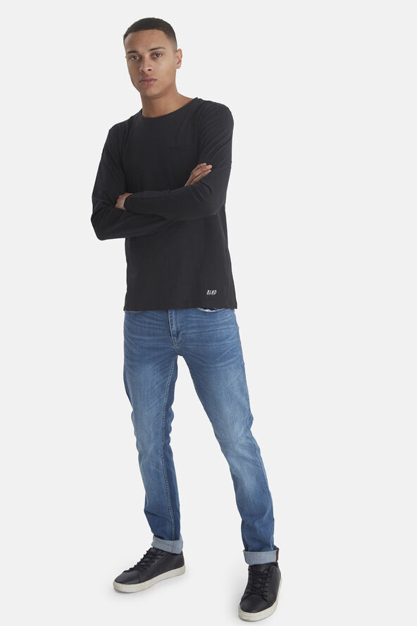 Blend BHNICOLAI tee l.s. NOOS Black